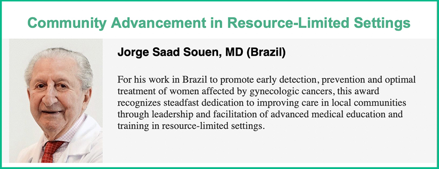 Prof. Dr. Jorge Saad Souen será agraciado com um Prêmio no  Congresso Internacional IGGS 2019.